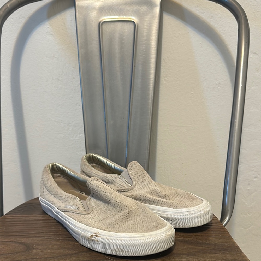 Men's Slip-On Canvas Shoes - Tan